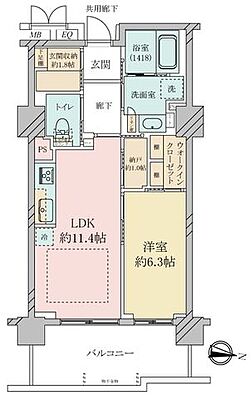 間取り 神戸ジェームス山中楽坊 6階/-