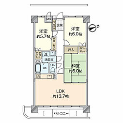 間取図画像 3LDK