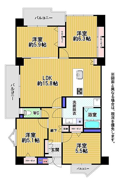 間取りを拡大表示