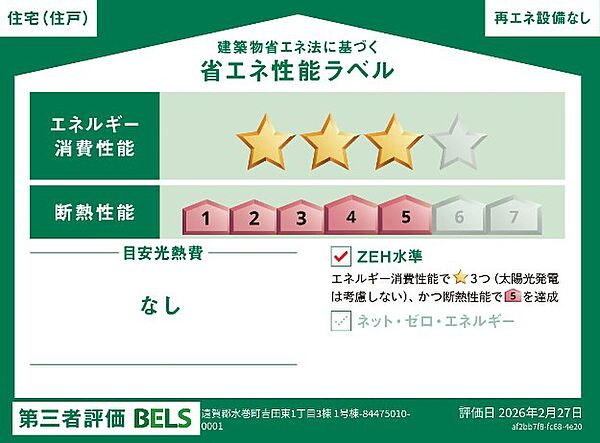 省エネ性能ラベル
