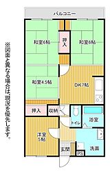 エクセレンス三萩野 4DKの間取図画像