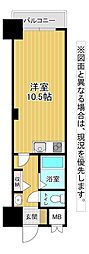 安部山公園センチュリー21壱番館 ワンルームの間取図画像