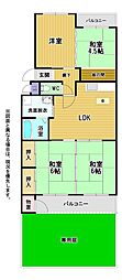 エメラルドマンション迫田 4LDKの間取図画像