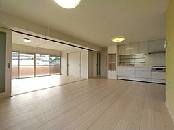 和布刈スカイマンション　I番館 2LDKのリビング/ダイニング