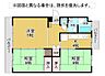 間取り：全居室は6帖以上とゆとりのある広さですね