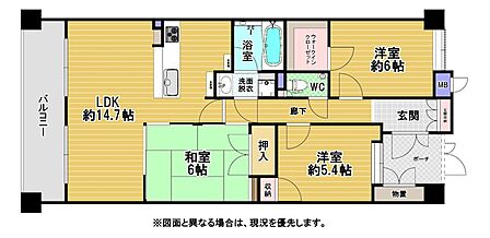 3LDK 間取り