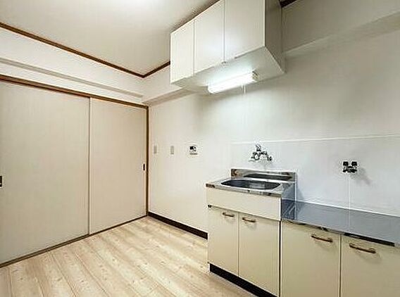 1Kのキッチン...