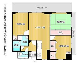 間取図画像 3LDK
