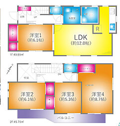 物件画像 越谷市　下間久里　中古戸建