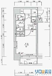 シティライフディナスティ新大阪 1Kの間取図画像