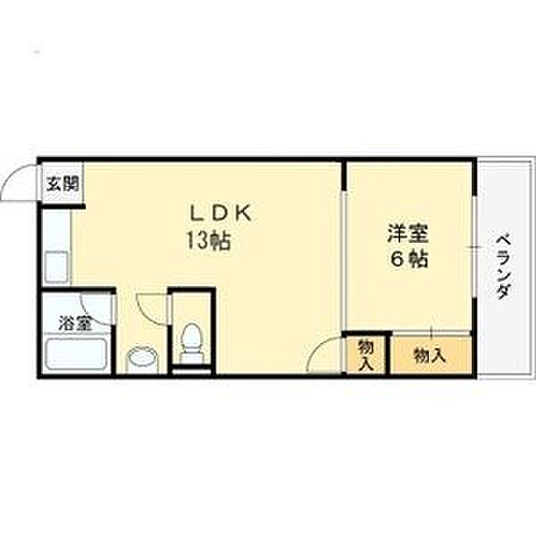 23ハイム 404｜大阪府大阪市東成区深江南2丁目(賃貸マンション1LDK・4階・39.60㎡)の写真 その2