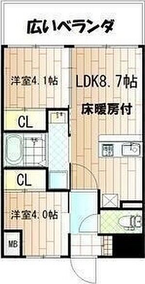 パラゴン勝山通り 605｜大阪府大阪市生野区田島1丁目(賃貸マンション2LDK・6階・40.30㎡)の写真 その2