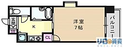 CityLifeプレサンス新大阪 5階1Kの間取り