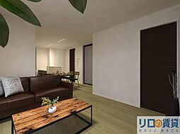 オルキデア クオーレ 4階2LDKのリビング/ダイニング