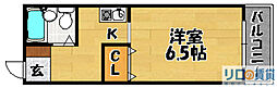 パル下新庄 1Kの間取図画像