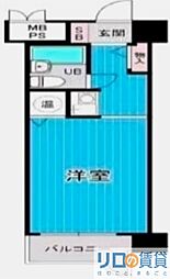 コボリマンション新大阪 ワンルームの間取図画像