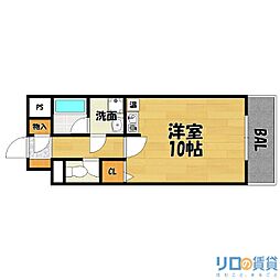 サニーセレクトコーポ ワンルームの間取図画像
