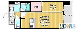 大阪市淀川区西宮原2丁目マンション 1LDKの間取図画像