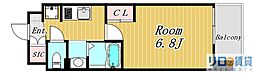 Luxe新大阪VI 1Kの間取図画像
