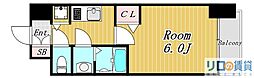 プレサンス新大阪コアシティ 1Kの間取図画像