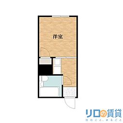 ストロング第3新大阪 ワンルームの間取図画像