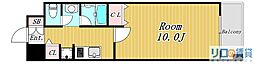 アーバンエース西中島パル 1Kの間取図画像