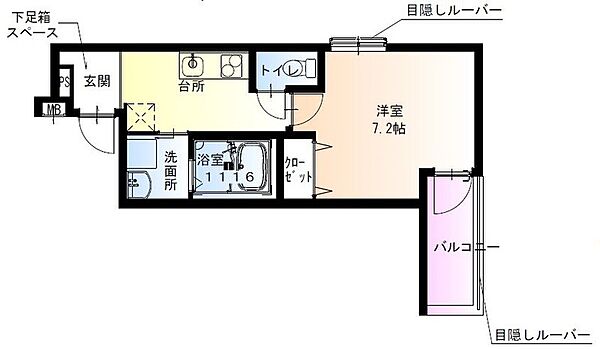 フジパレス平野郷II番館 102｜大阪府大阪市平野区平野上町1丁目(賃貸アパート1K・1階・27.44㎡)の写真 その2