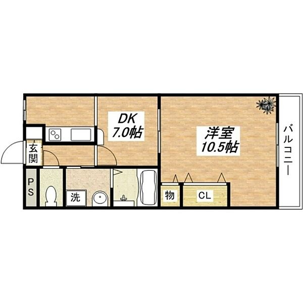 プランドール・ミノル 106｜大阪府大阪市平野区平野市町2丁目(賃貸マンション1DK・1階・41.88㎡)の写真 その2