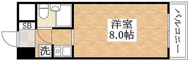 フラット平野南 601｜大阪府大阪市平野区平野南3丁目(賃貸マンション1R・6階・20.00㎡)の写真 その2