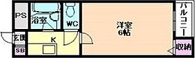 カーサ照ヶ丘4  ｜ 大阪府大阪市東住吉区照ケ丘矢田3丁目（賃貸マンション1K・1階・20.00㎡） その2