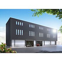 Le Ciel Garage House　(ル・シエル・ガレージハウス) 1 ｜ 大阪府大阪市東住吉区鷹合1丁目（賃貸テラスハウス1LDK・1階・79.36㎡） その1