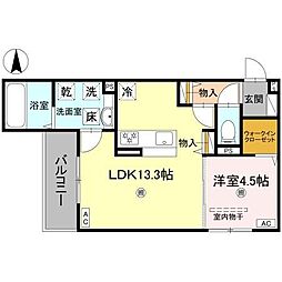 間取図画像 1LDK