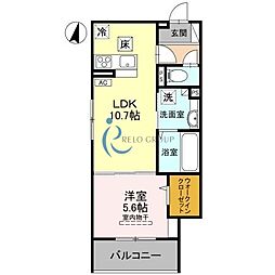 間取図画像 1LDK