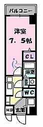 アドニスコート加美 1Kの間取図画像