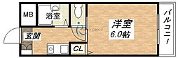 キンキ加美 1Kの間取図画像