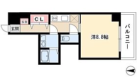 ビオラ名駅西  ｜ 愛知県名古屋市中村区則武2丁目33-14（賃貸マンション1K・9階・36.49㎡） その2