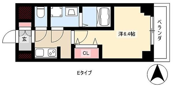 S-RESIDENCE平安通 ｜愛知県名古屋市北区御成通3丁目(賃貸マンション1K・10階・22.70㎡)の写真 その2