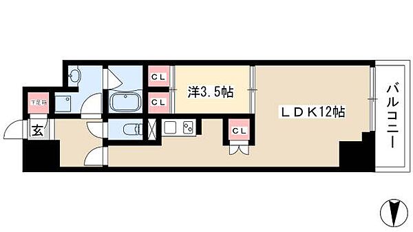 CORNES　HOUSE　NAGOYA ｜愛知県名古屋市千種区内山3丁目(賃貸マンション1LDK・6階・40.67㎡)の写真 その2