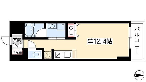 御幸レジデンス丸の内 ｜愛知県名古屋市中区丸の内3丁目(賃貸マンション1R・6階・31.68㎡)の写真 その2