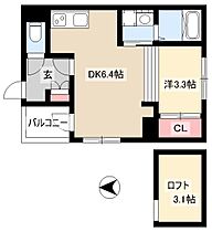 Boul　Mich  ｜ 愛知県名古屋市西区江向町5丁目57-3（賃貸アパート1DK・1階・25.95㎡） その2