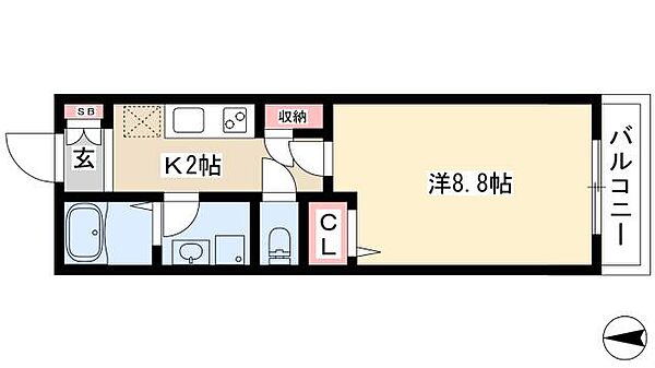 willDo太閤通 ｜愛知県名古屋市中村区太閤通5丁目(賃貸マンション1K・4階・29.53㎡)の写真 その2