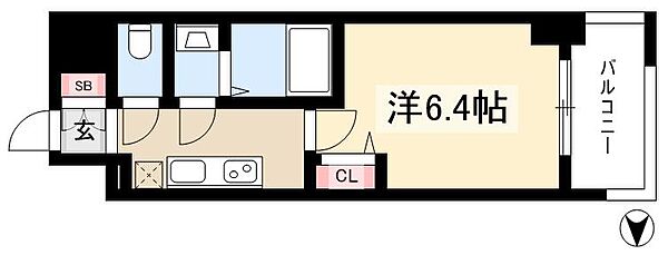 ファステート東別院シュプール ｜愛知県名古屋市昭和区福江1丁目(賃貸マンション1K・3階・22.23㎡)の写真 その2