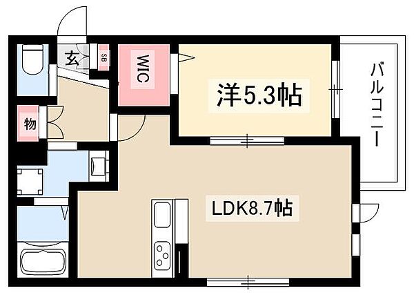 Evergarden千種II ｜愛知県名古屋市千種区千種2丁目(賃貸マンション1LDK・3階・43.12㎡)の写真 その2