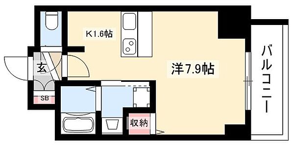 プレサンスNAGOYA桜通ビッグビート ｜愛知県名古屋市千種区今池4丁目(賃貸マンション1K・9階・23.20㎡)の写真 その2