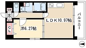 ケイズマンション泉  ｜ 愛知県名古屋市東区泉3丁目10-1（賃貸マンション1LDK・3階・41.31㎡） その2