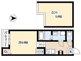 ハーモニーテラス城北町  ｜ 愛知県名古屋市西区城北町3丁目117-2（賃貸アパート1K・2階・21.72㎡） その2