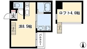 コスモハイツ高畑  ｜ 愛知県名古屋市中川区高畑5丁目219（賃貸アパート1R・2階・20.98㎡） その2