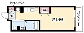 マリアロッソ天神山  ｜ 愛知県名古屋市西区天神山町8-11（賃貸アパート1R・2階・24.86㎡） その2