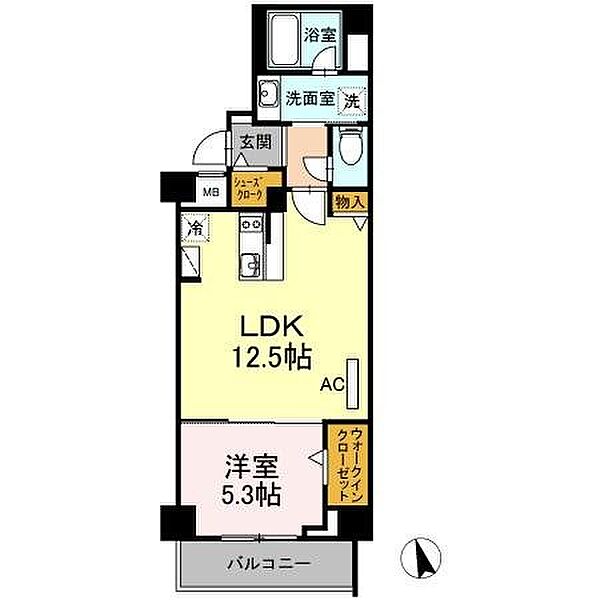 ＲＥＳＩＤＥＮＣＥ　ＴＡＣＨＩＢＡＮＡ ｜愛知県名古屋市中区橘1丁目(賃貸マンション1LDK・5階・44.69㎡)の写真 その2