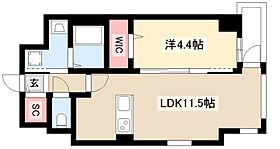 Rio Grande名駅  ｜ 愛知県名古屋市中村区則武1丁目3-4（賃貸マンション1LDK・8階・40.08㎡） その2